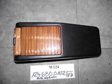 Ablagefach Rollobox Mittelkonsole 1246800852 schwarz Zebrano W124 Mercedes