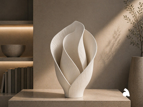 Abstrakte blumenvase modern - abstrakte,