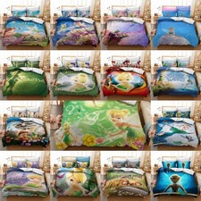 TinkerBell 3D-Druck Bettbezug Kissenbezüge 2/3pcs Bettwäsche-Set Single Double