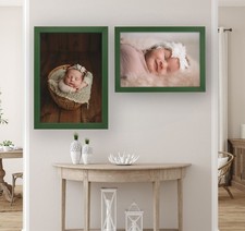 Grüner Bilderrahmen A4