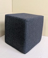 SITTING Pouf Hocker dunkelbraun/anthrazit Sitzwürfel Jan Kurtz