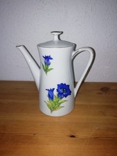 Porzellan Kanne Enzian Motiv Winterling Röslau