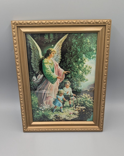Vintage heiligenbild engel - vintage,
