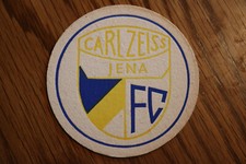Uralter seltener DDR-Fußball-Bierdeckel: Carl Zeiss Jena