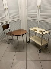 Bauhaus  Servierwagen 30er Jahre Beistelltisch Barwagen Thonet B 182 Thonet B47