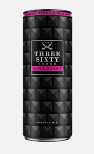 Dosen three sixty vodka - three,