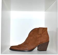 PAUL GREEN 🧡Cowboy Ankle Boots Braun Cognac Wildleder Gr. 39,5