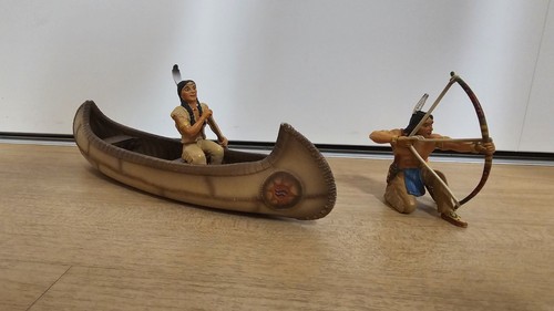 Schleich indianerkanu - schleich, +