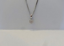 Designer BRILLANT Anhänger 7 Brillanten 0,31 Carat 585er Gold Handarbeit