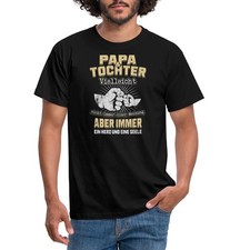 Papa Und Tochter Ein Herz Und Eine Seele Vatertag Geschenk Männer T-Shirt