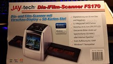 JAY-tech FS170 Film Scanner Diafilm Negative, auf SD Card ohne PC, in OVP