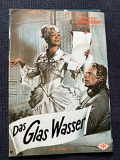 Filmplakat Filmprogramm ORIGINAL 50er "Das Glas Wasser" Liselotte Pulver Gustav