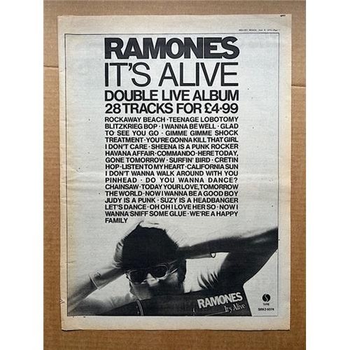 Ramones alive poster - ramones,