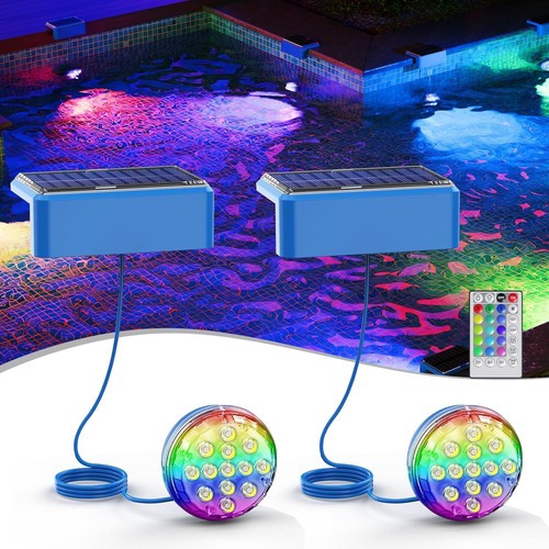 Solar poolbeleuchtung 2er - solar, set