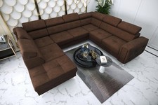 Sofa U-Form Stoffsofa Couch