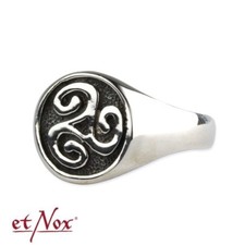 Triskele Ring keltisch Gothic