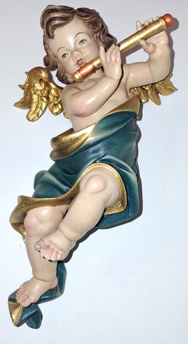 Holzfigur geschnitzt engel - holzfigur,