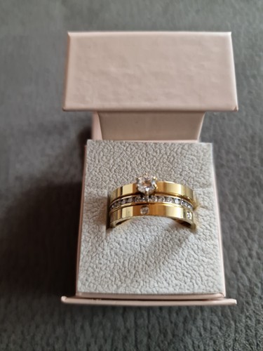 Diamonique edelstahl ring - diamonique,