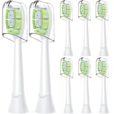 Weißer Ersatzbürstenkopf 8er