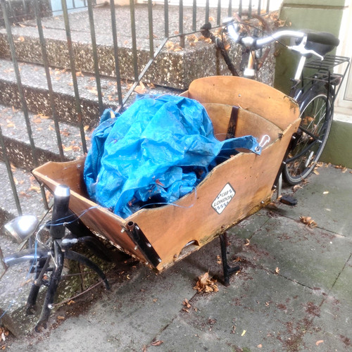 Lastenrad schwarz cargo - lastenrad, "cargo