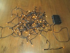 Weihnachts Deko Lichterkette batteriebetrieben l 7m Zuleitung 0,5m 8 Funktionen