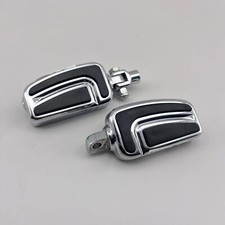 Airflow-Style Chrom Touring Softail Dyna Sportster Fußrastenanlage Fußrasten