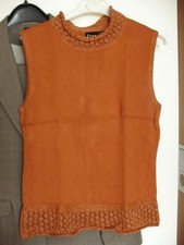 Ärmelloser Pulli Marke Jones, rostfarben, Gr. 42 (fällt kleiner aus)