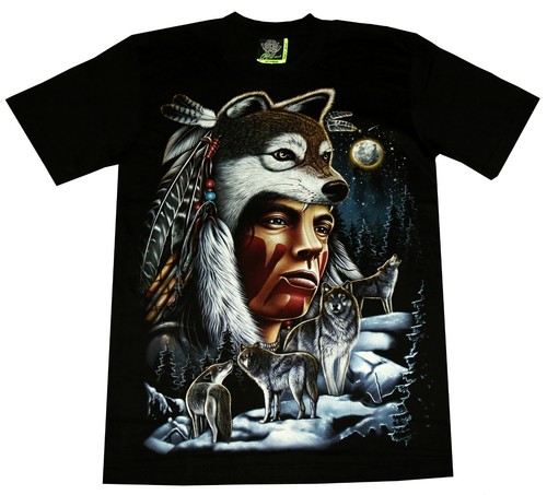 Shirt indianer m l xl - gr., s