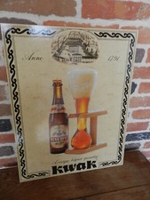 Schild werbekarton bier - bier, kwak