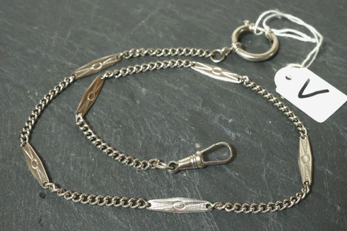 Alte silberne taschenuhrkette - silberne,