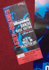 BÖHSE?ONKELZ Konzertkarte LWO 3 Tour❌1999❌Braunschweig BO Sammler Ticket RARE?