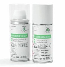 Original Skoda Lackspray Lack Farbspray Set + Klarlack verschiedene Farben