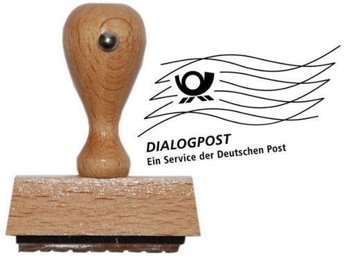 Dialogpost holzstempel stempel - holzstempel,