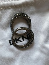 DKNY Ringe schwarze Steinen