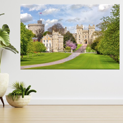 Windsor castle spring - castle, in