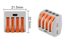 Elektrische Steckerklemmen X2