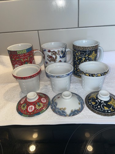 Chinesische teetassen 3stück - teetassen,