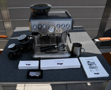 Sage Barista Express Edelstahl SES875BSS wenig gebraucht  Zubehör Kaffeerösterei