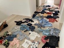 76 Teile Großes Kleidungspaket Kinder JACADI, Steiff, Petit Bateau 74-116