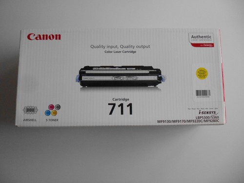 Original toner canon 711 - canon, gelb