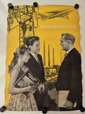 Plakat Jugendweihe Flugzeug L