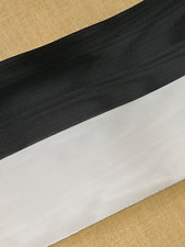 SCHLEIFENBAND KRANZBAND NATIONALBAND schwarz/ weiß 150 mm 4,80 m beste Qualiotät