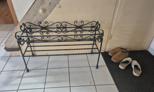 Schuhregal schmiedeeisen - schuhregal,