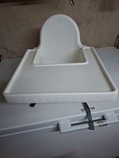 IKEA Antilop Hochstuhl weiß/silber mit Gurt Guter Zustand Ansehen 