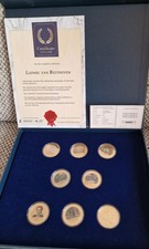 Ludwig van Beethoven Edition Cu vergoldet mit Farbaufkleber und Zertifikat !