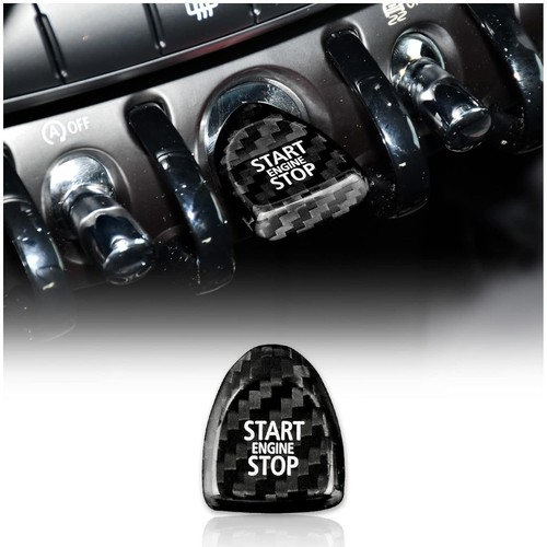 Carbon fiber start - carbon, knopf