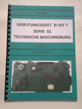 NVA HANDBUCH UKW FUNKGERÄT R 107T DIGITAL