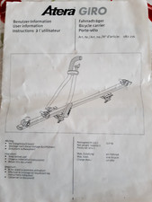 Dachfahrradträger atera giro - dachfahrradträger,