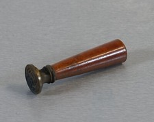 antiker Siegel Stempel Siegelstempel Petschaft mit Initialen 06