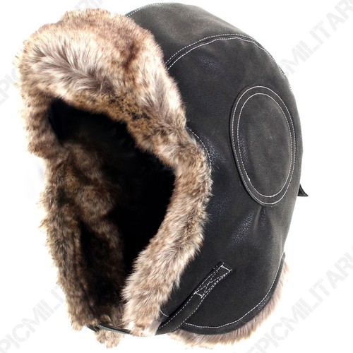 Schwarze fliegermütze aus - schwarze,